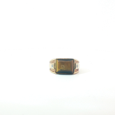 Size P Pre-Owned 9CT Tiger Eye Ring (5.61g)